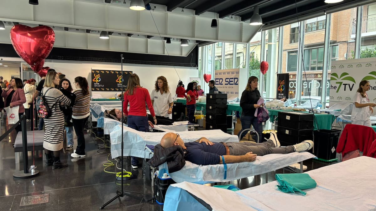 Maratón de Donación Sangre Radio Elche Cadena SER