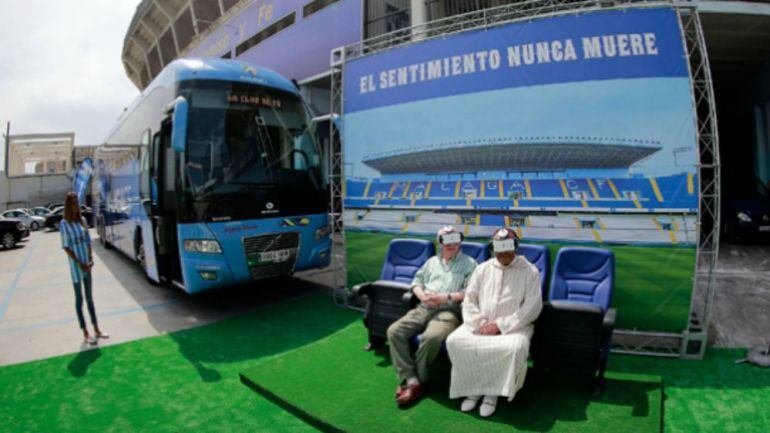 El autobús del Málaga 