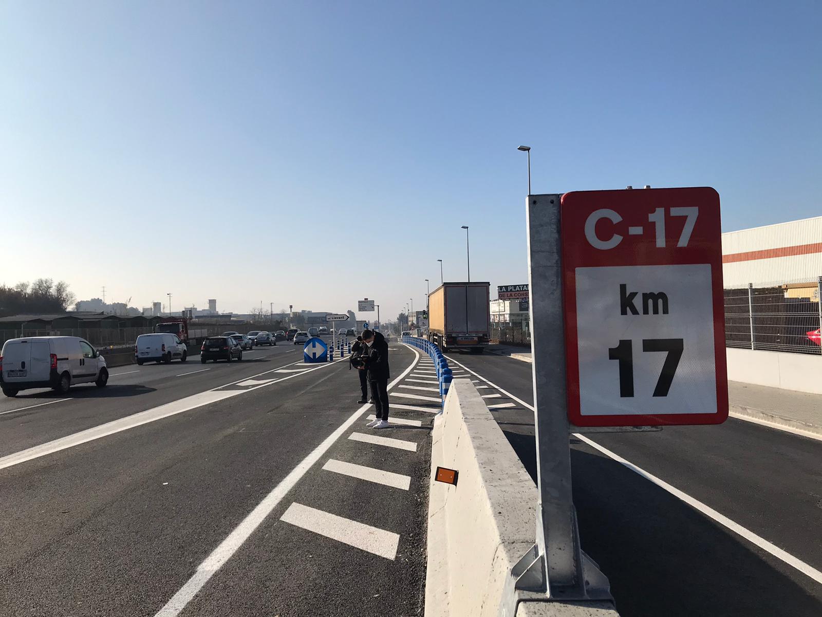 Tercer carril a la C-17