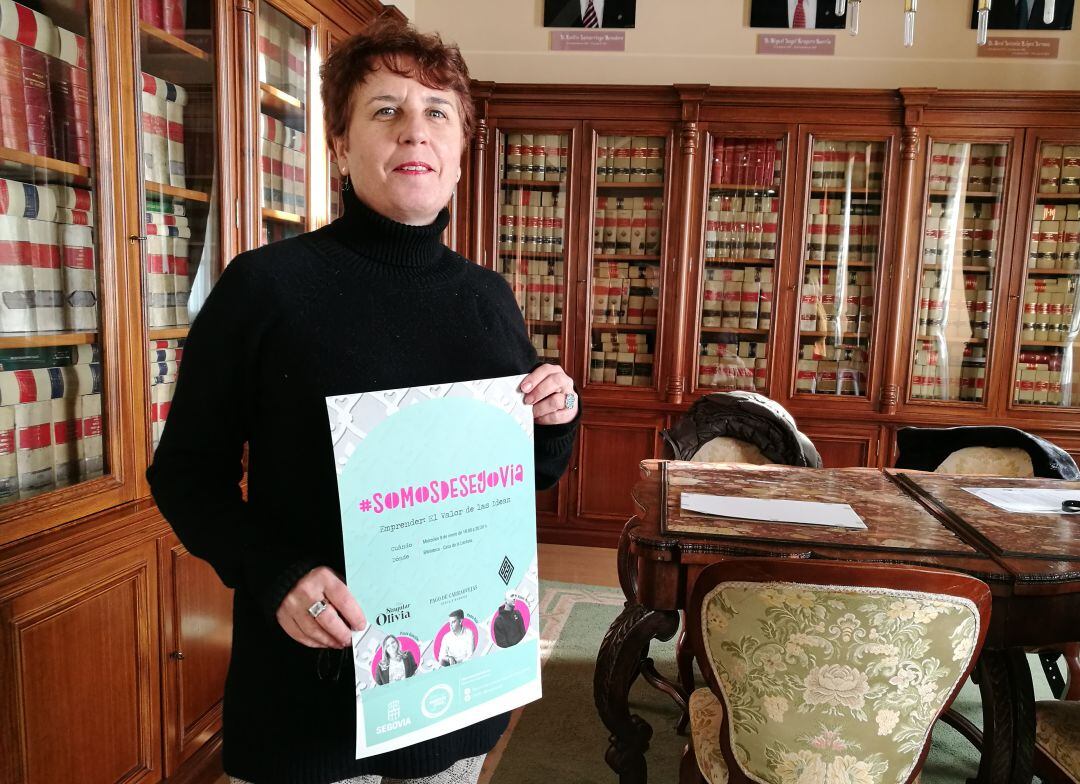 La concejala Marta Gutiérrez durante la presentación del nuevo ciclo