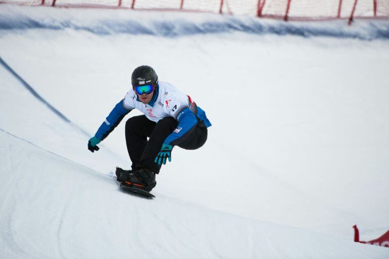 Lluís Marín en competició.