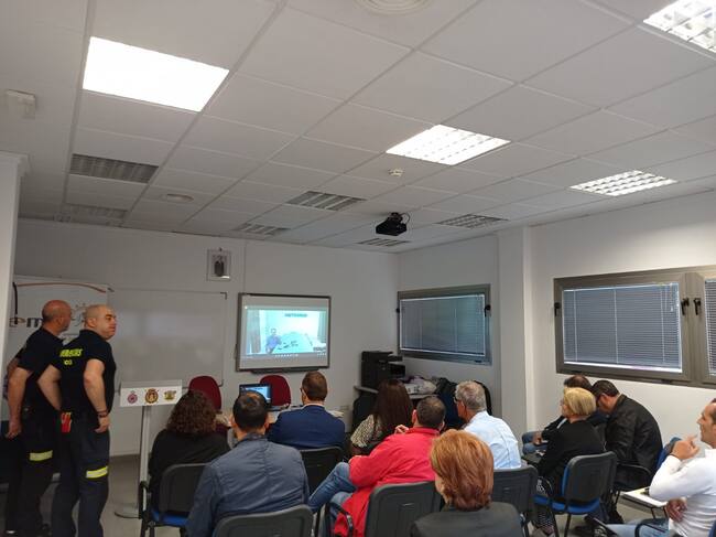 Reunión de coordinación de servicios de emergencias con motivo de la previsión de lluvias.