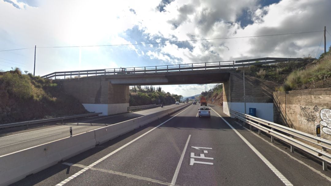 Puente de la TF1 a la altura de Güímar