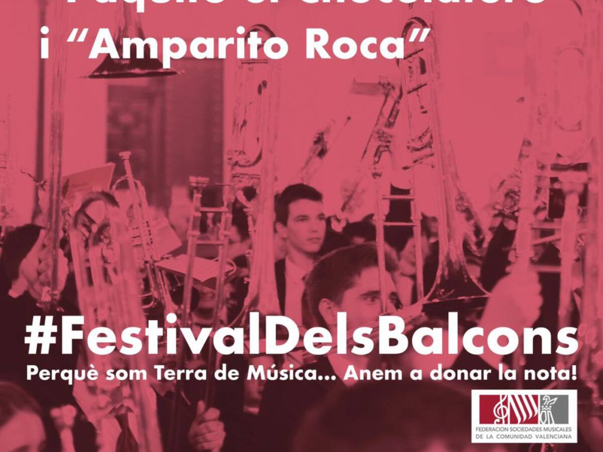 La música de banda sale a los balcones contra el coronavirus