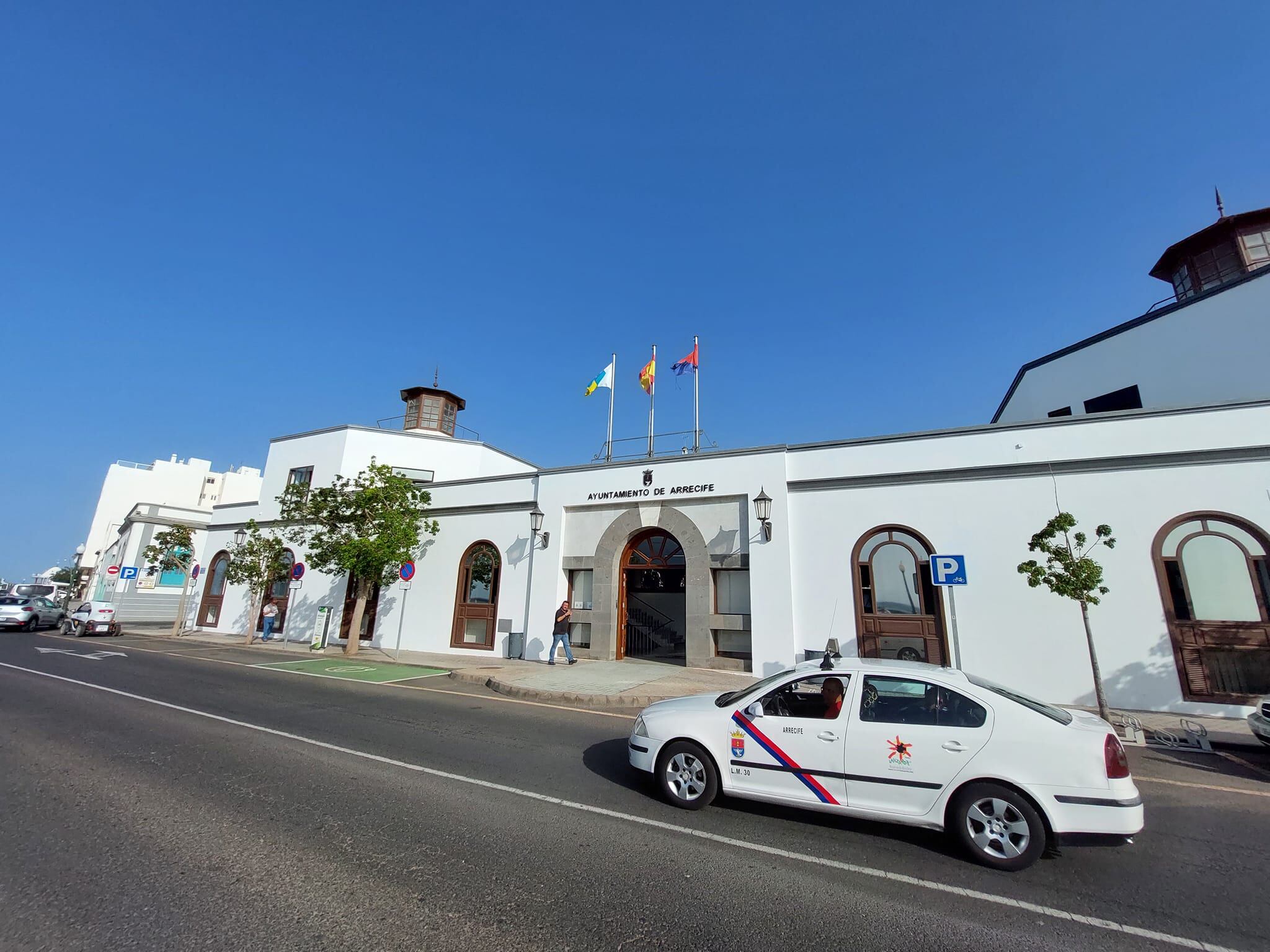 Exterior del Ayuntamiento de Arrecife