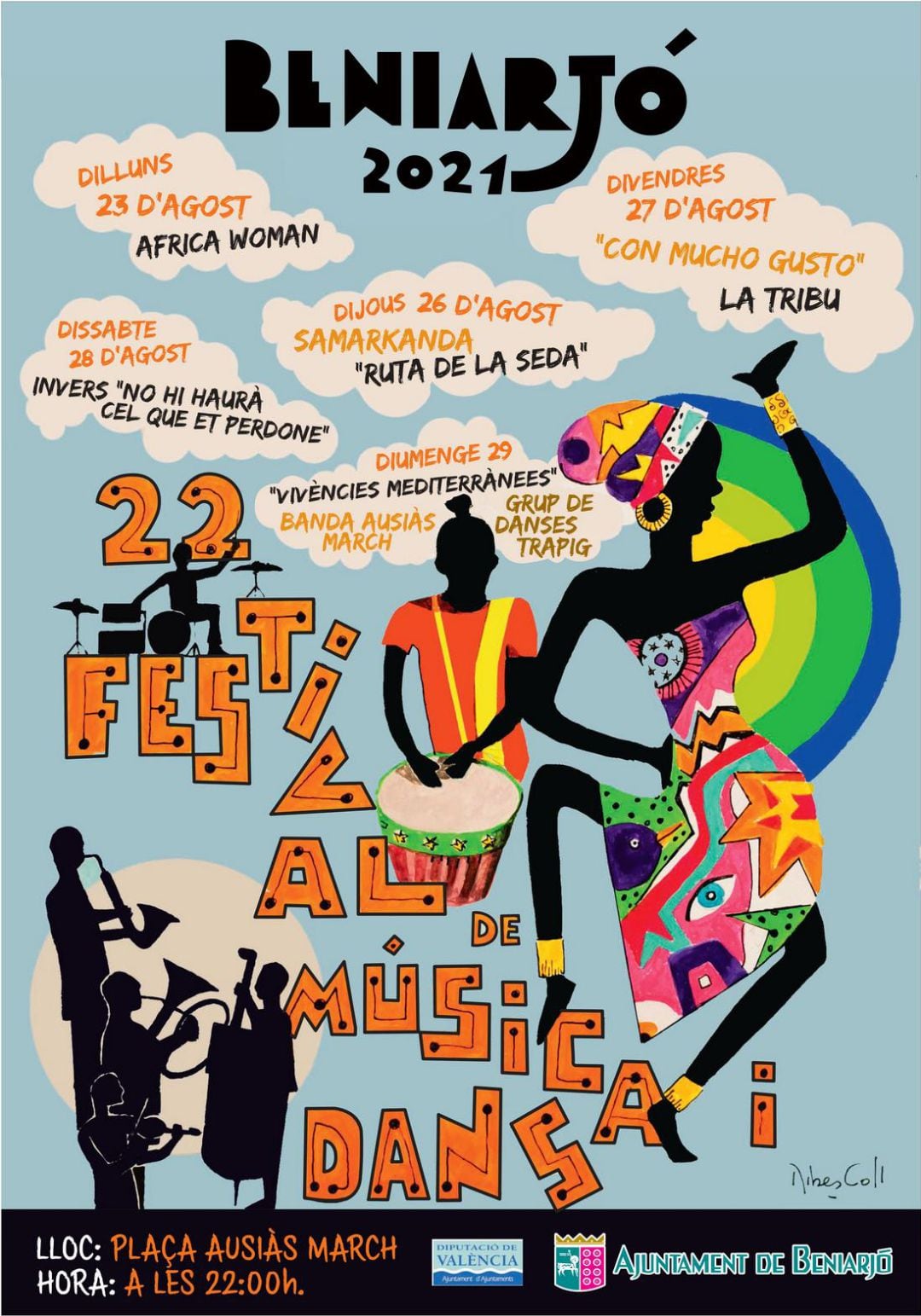 Cartel del Festival de Música i Dansa