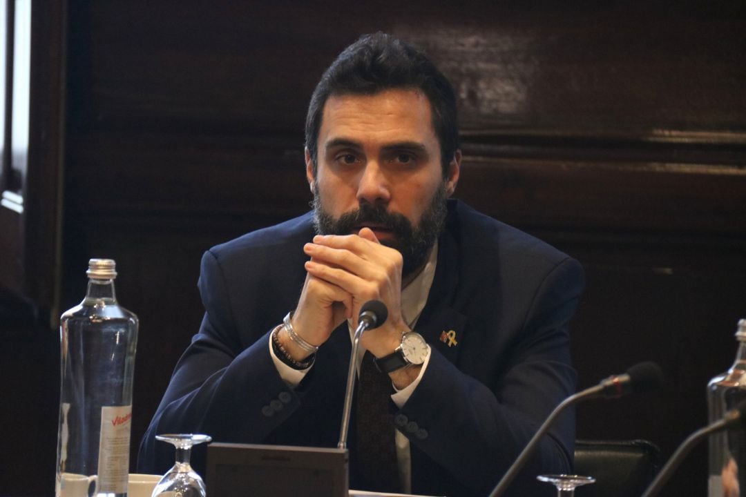 El president del Parlament catalán, Roger Torrent