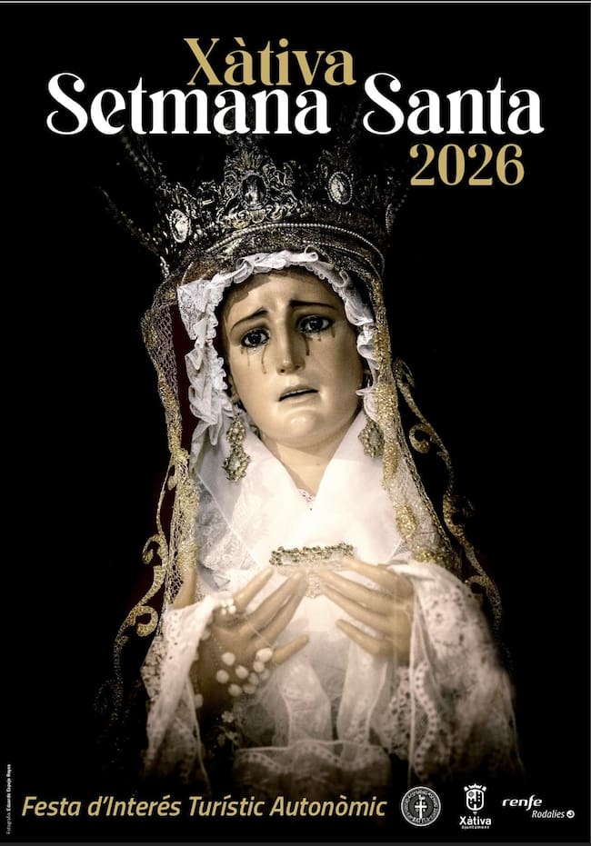 Cartel Anunciador de la Semana Santa de Xàtiva de 2026