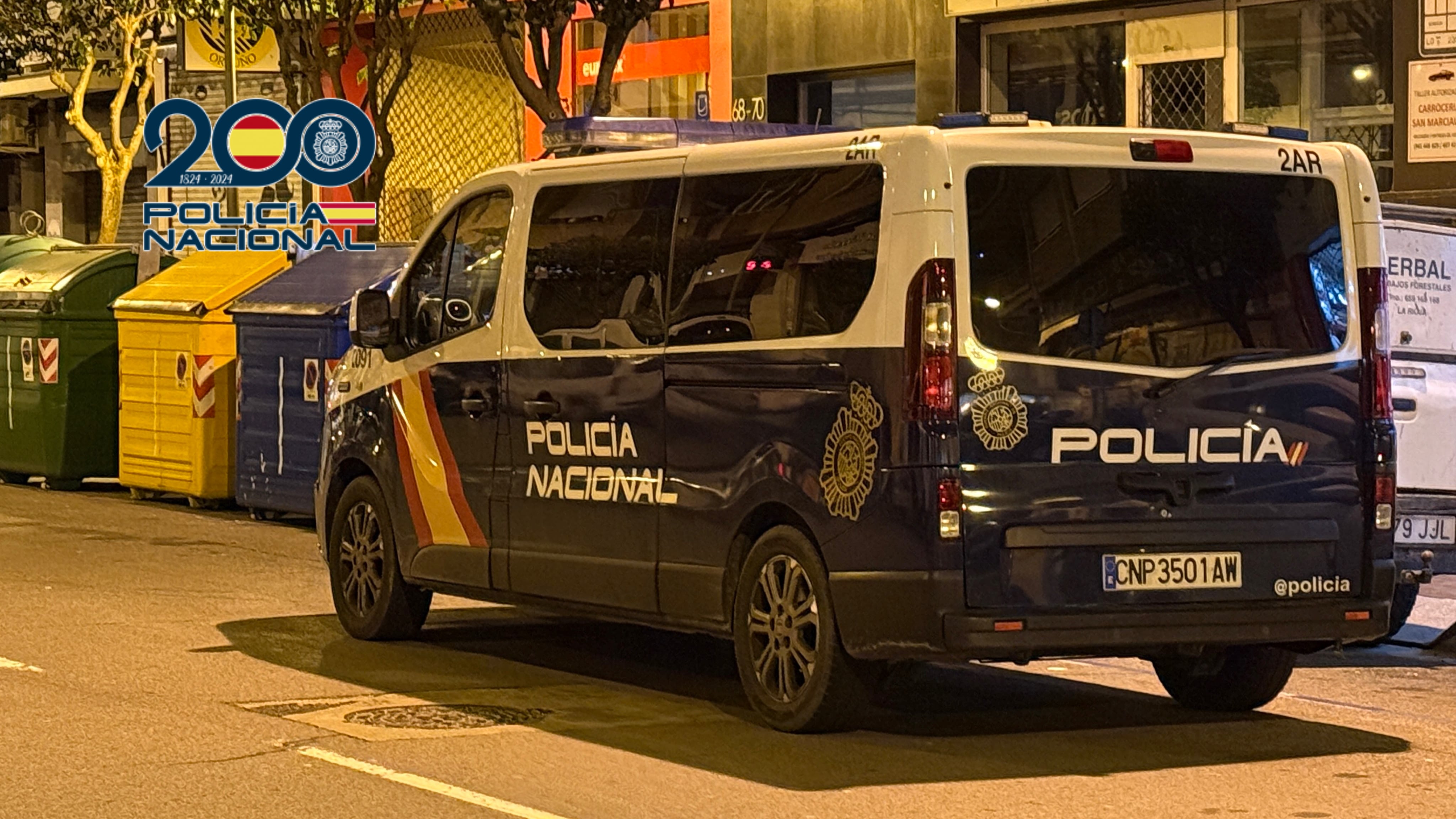 Actuación de la Policía Nacional en Logroño