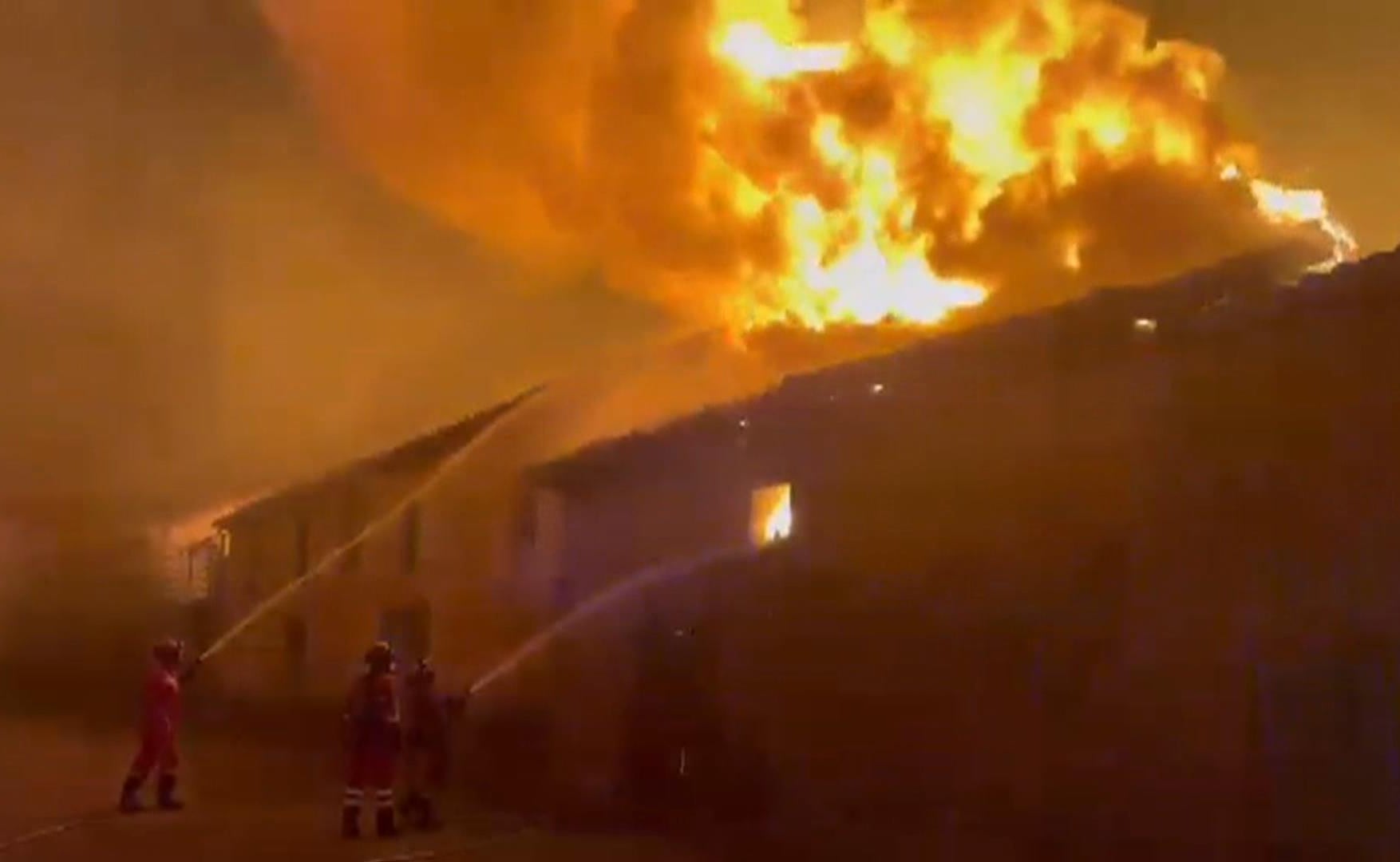 Imagen de archivo del incendio de MOLEZUELAS DE LA CARBALLEDA (ZAMORA)