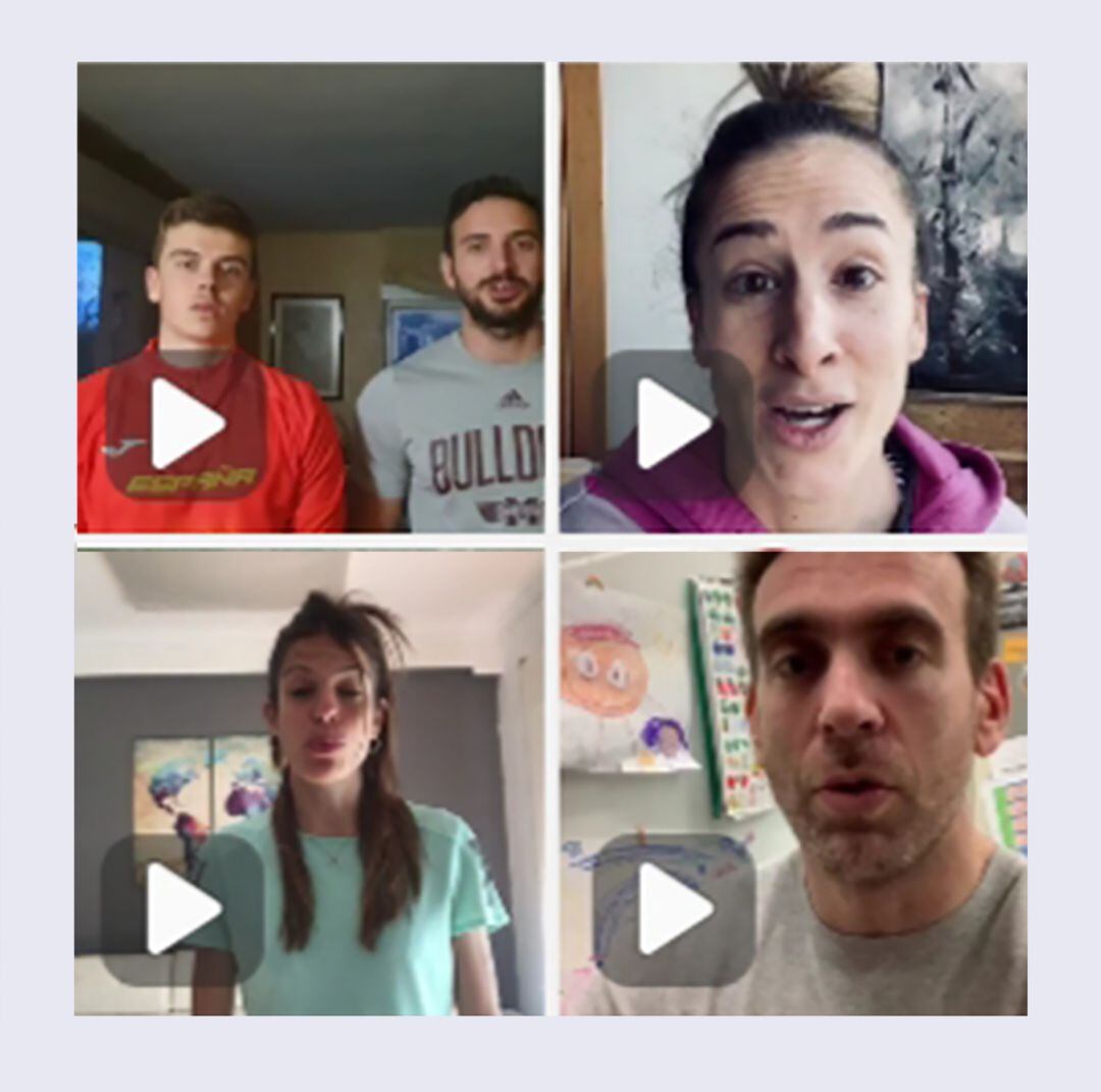 Deportistas navarros confinados