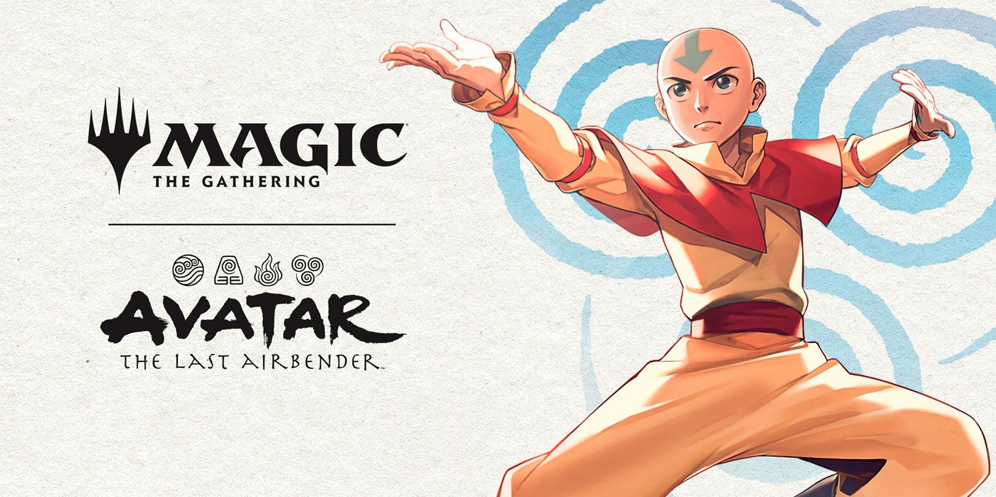 Aang, el Avatar de los elementos, en Magic