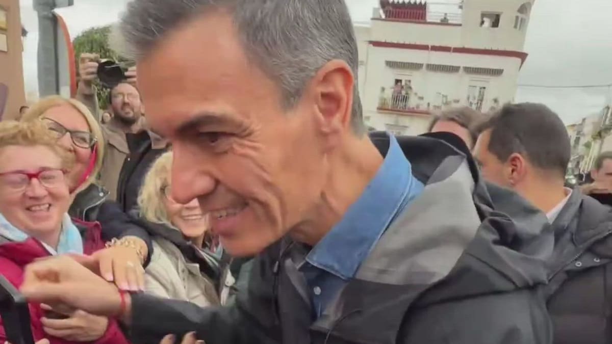 "¡Come un poquillo, que estás muy delgado!": los gritos de una mujer de Jaén a Sánchez