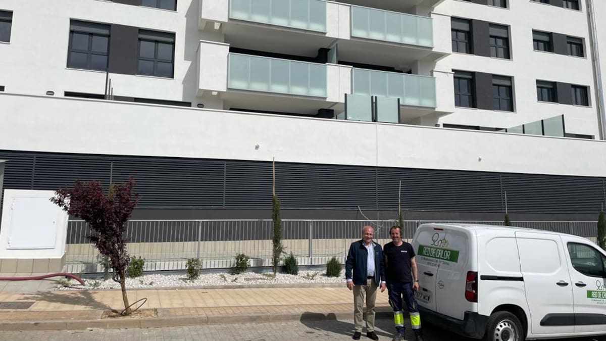 El edificio Aura Residencial III de Los Royales se suma a la Red de Calor de Soria