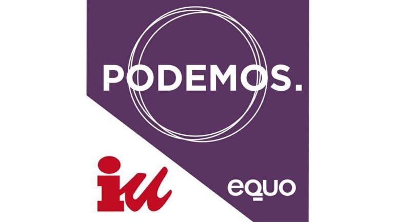 Logo de la candidatura conjunta de Podemos, Izquierda Unida y Equo