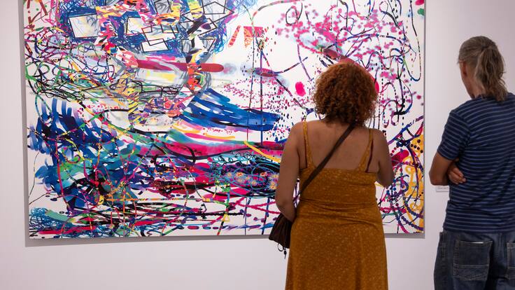 Marcos Zurita, concejal de Cultura de San Sebastián de los Reyes, sobre la I Bienal de Arte Contemporáneo