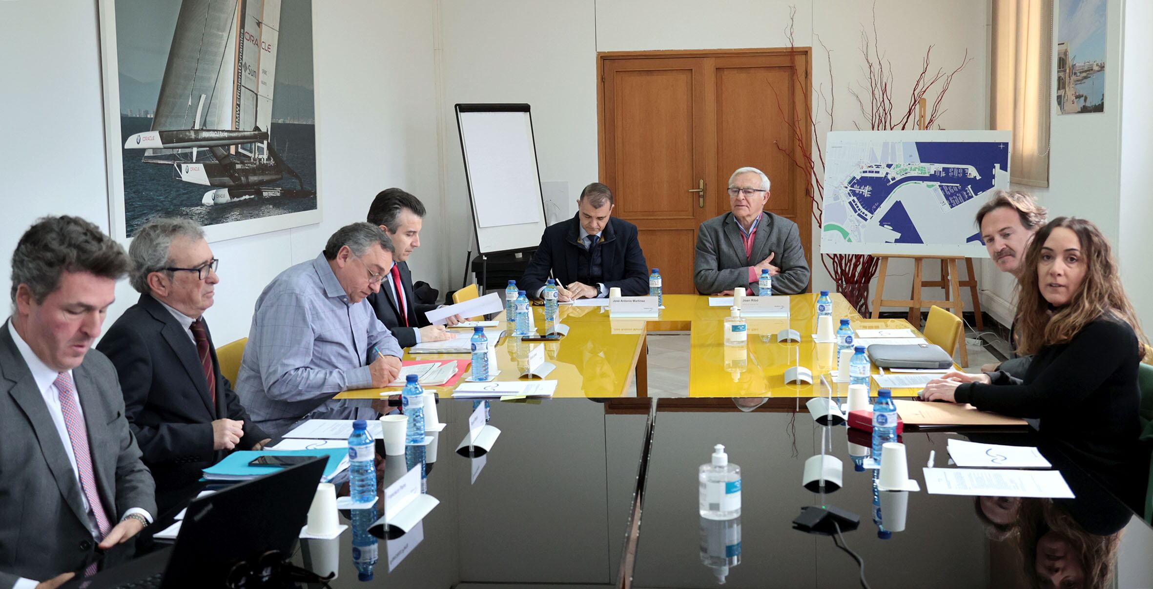 El alcalde de València, Joan Ribó, preside la reunión del Consell Rector del Consorci València 2007. Fuente: Ayuntamiento