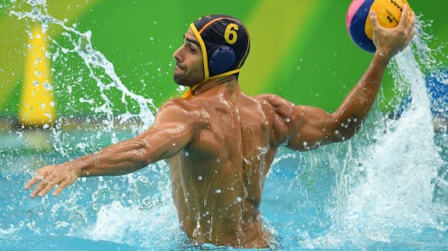 El jugador español de waterpolo Luca Cupido.