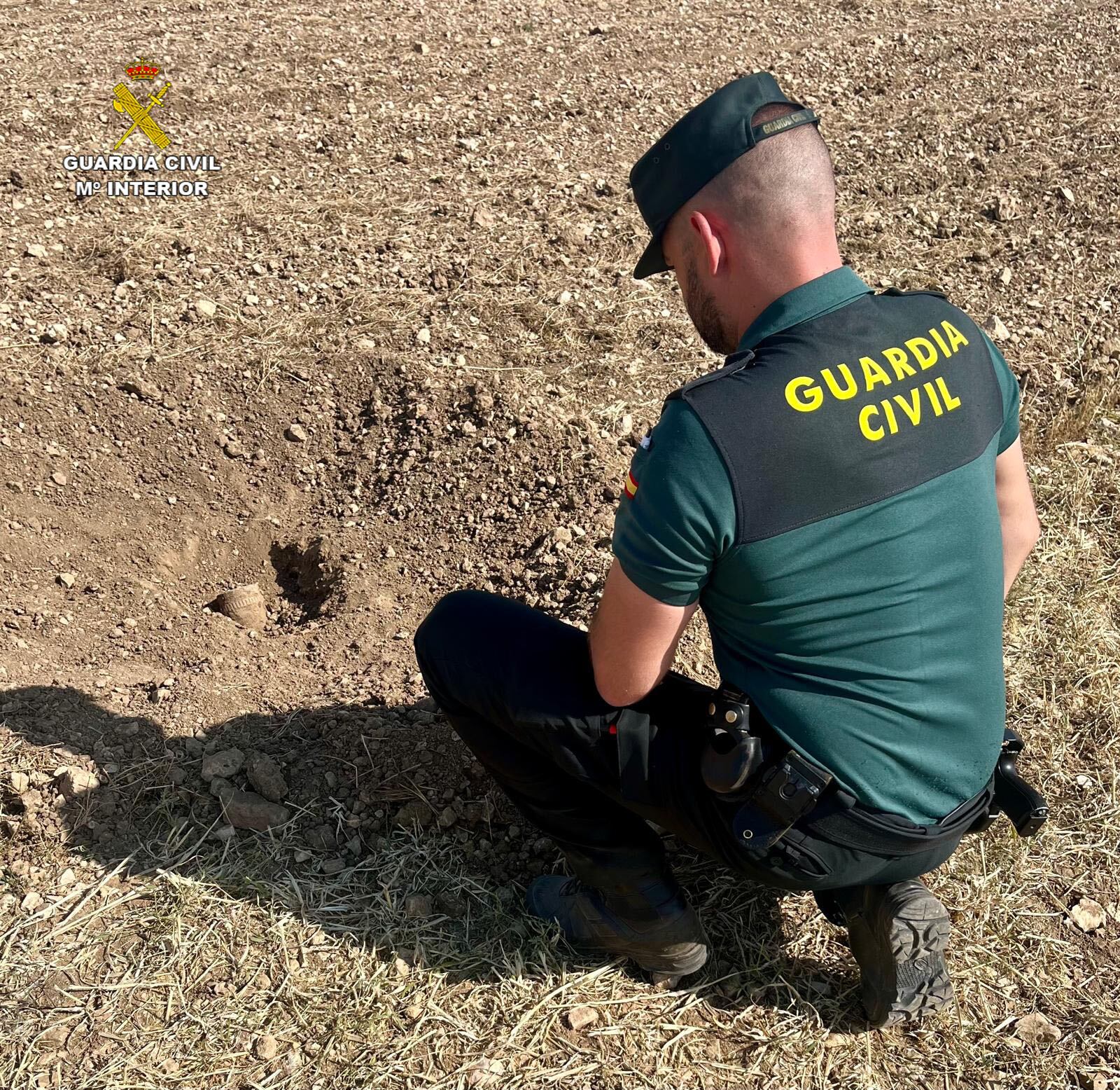 Explosivo Trijueque. Foto: Guardia Civil