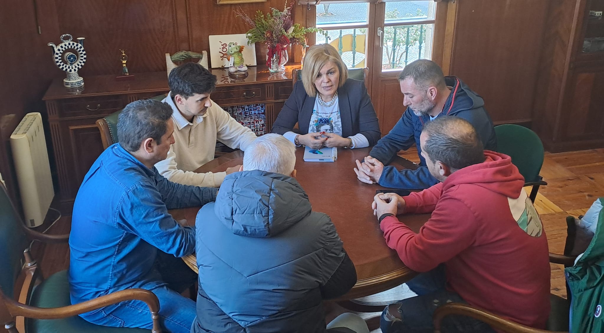 Reunión entre el Chapela CF y el concello de Redondela