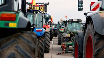 Las imágenes de las protestas del Campo en Toledo: así se han manifestado los agricultores y ganaderos
