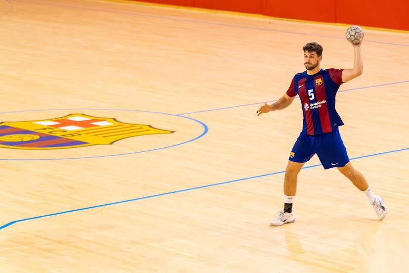 Pablo Fernández con el Barça/ FCB Photo