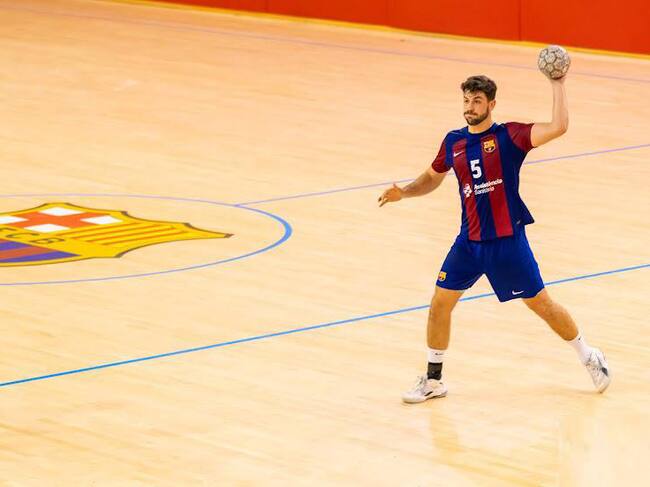 Pablo Fernández con el Barça/ FCB Photo