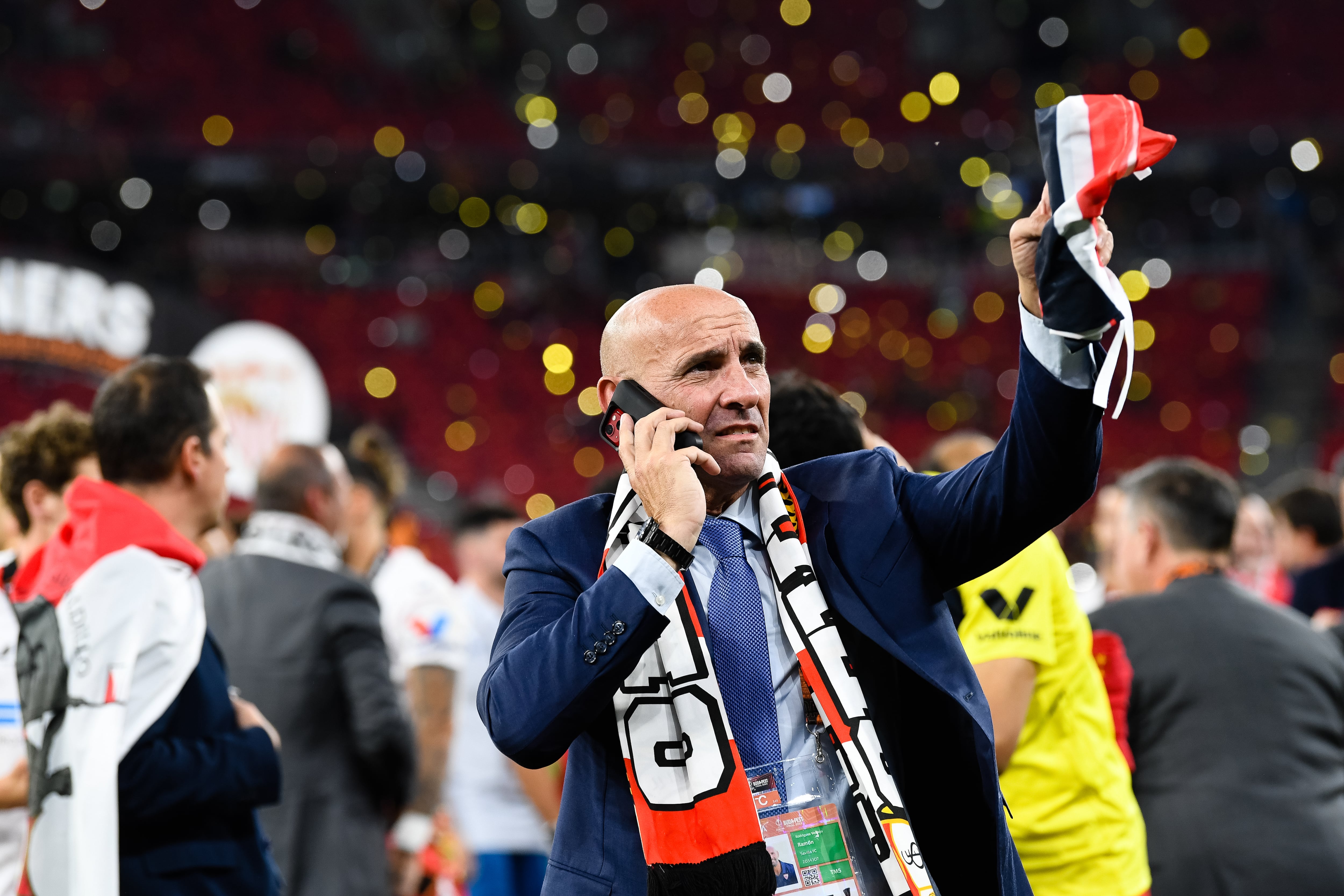 Monchi, en la final de la Europa League de esta temporada entre Sevilla y Roma (Photo by Flaviu Buboi/NurPhoto via Getty Images)