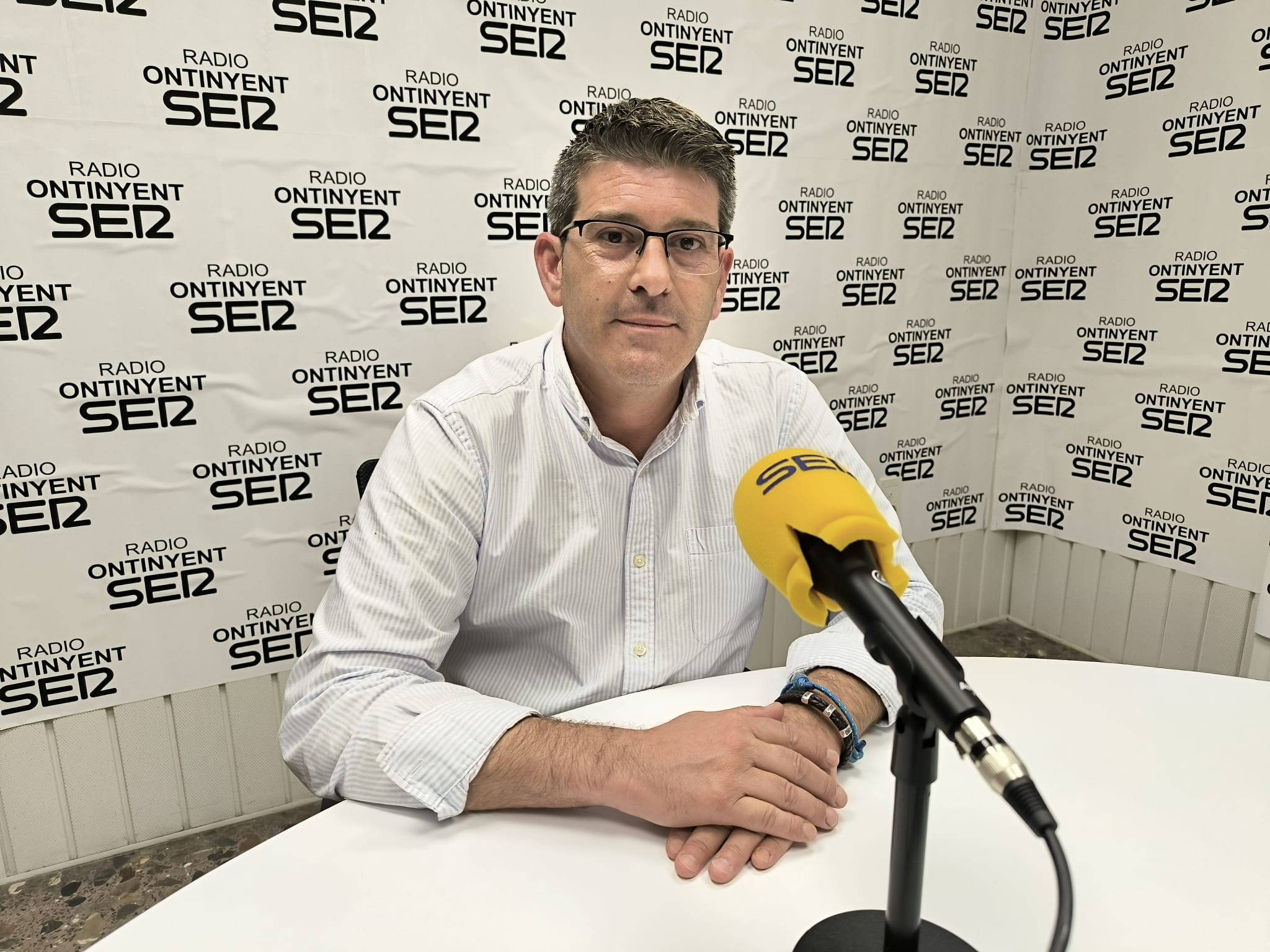 Jorge Rodríguez a l&#039;estudi de Ràdio Ontinyent