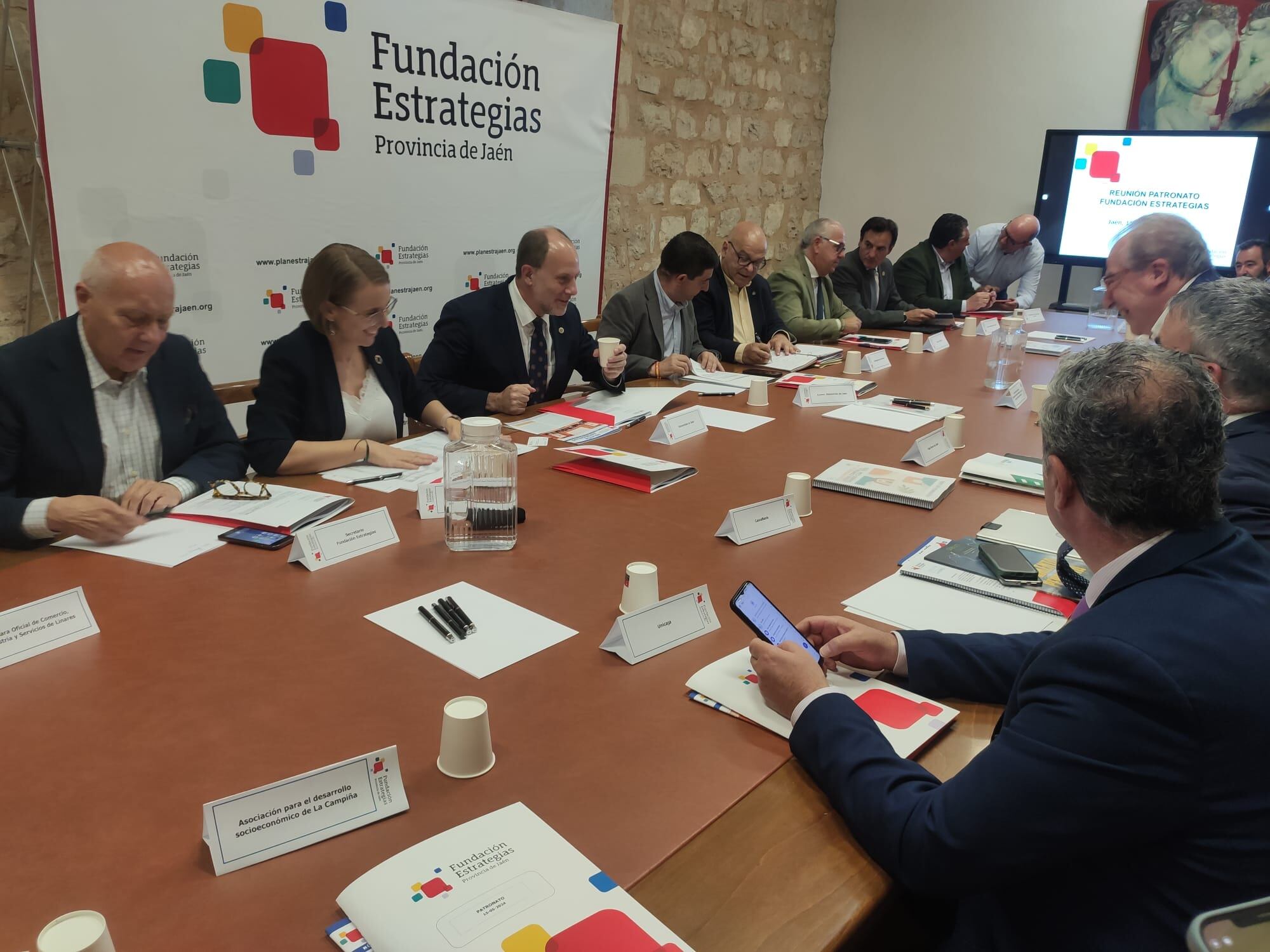 Reunión de la Fundación Estrategias de Jaén en el Antiguo Hospital San Juan de Dios