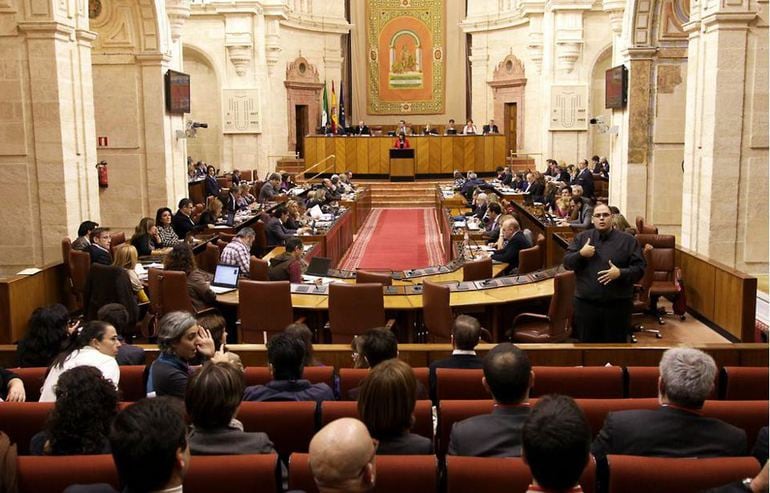 El Parlamento andaluz en Sevilla