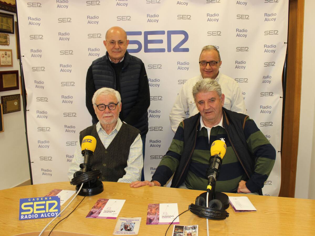 Representantes de las Cofradías hablan sobre los actos de la Semana Santa Alcoyana (22/05/2024)