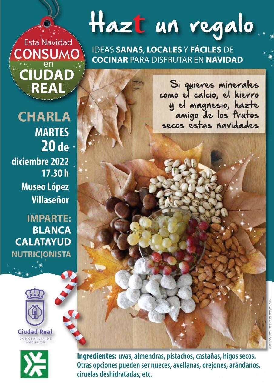 Imagen de una receta con frutos secos, entre las recomendaciones para la próxima Navidad