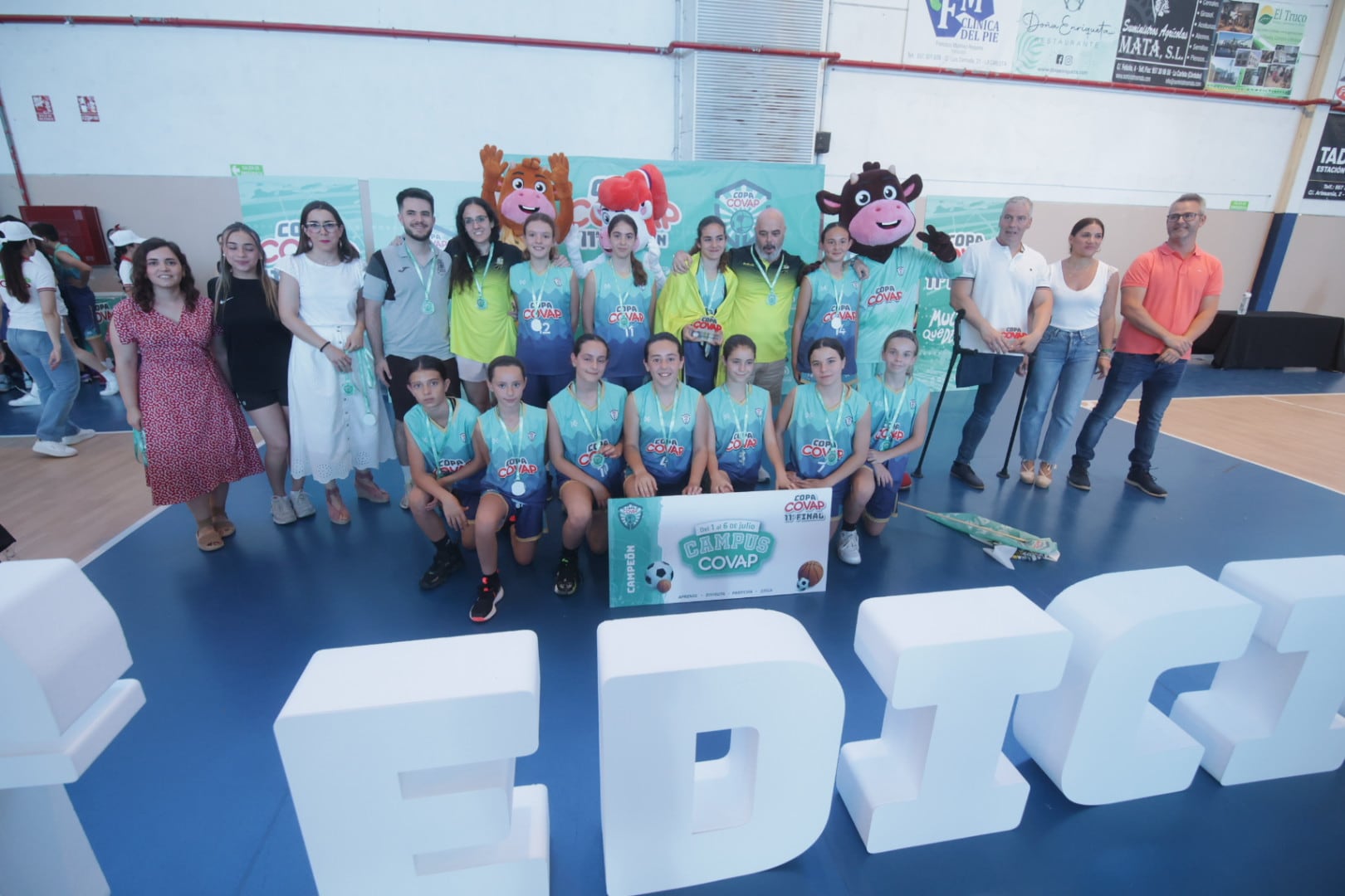 El Colegio El Carmen fue el ganador en baloncesto femenino