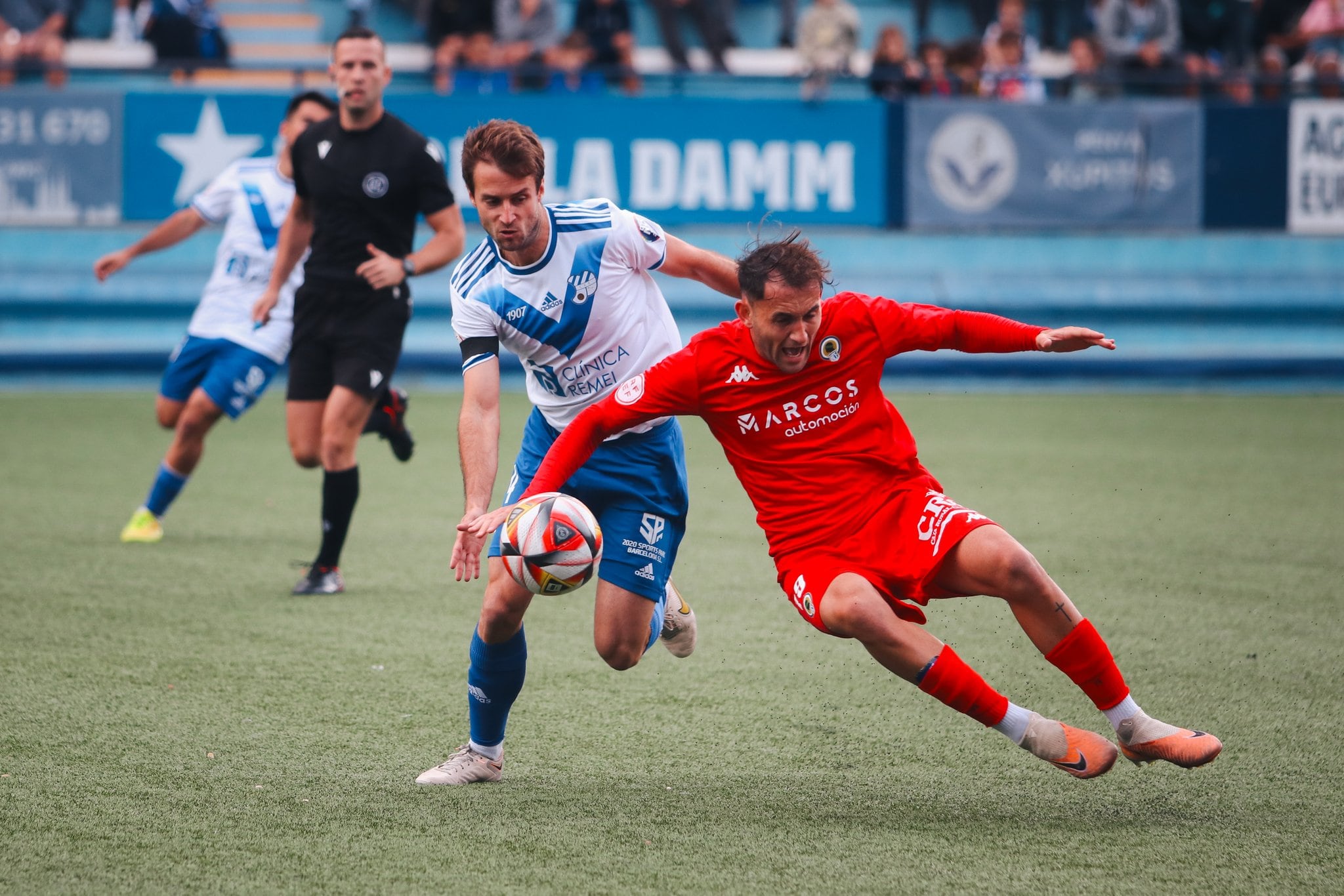 Partido entre el Europa y el Hércules, en el Nou Sardenya