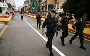 Preparativos en Ceuta para la llegada de los reyes de España