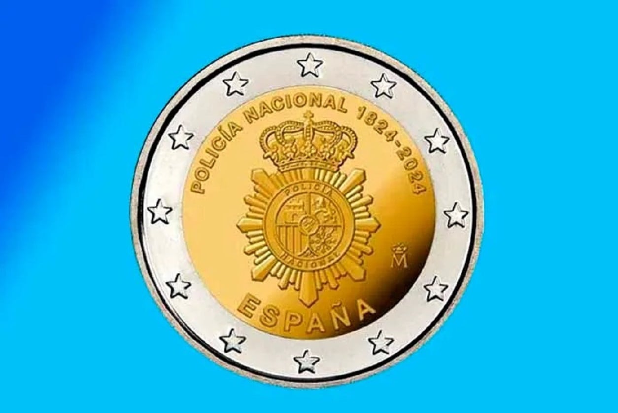 Moneda conmemorativa de la Policía Nacional