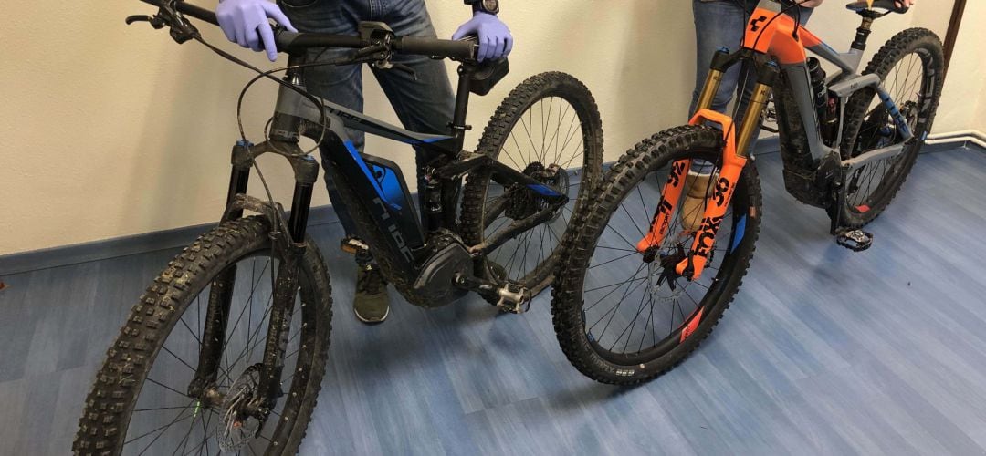 Bicicletas recuperadas tras un robo