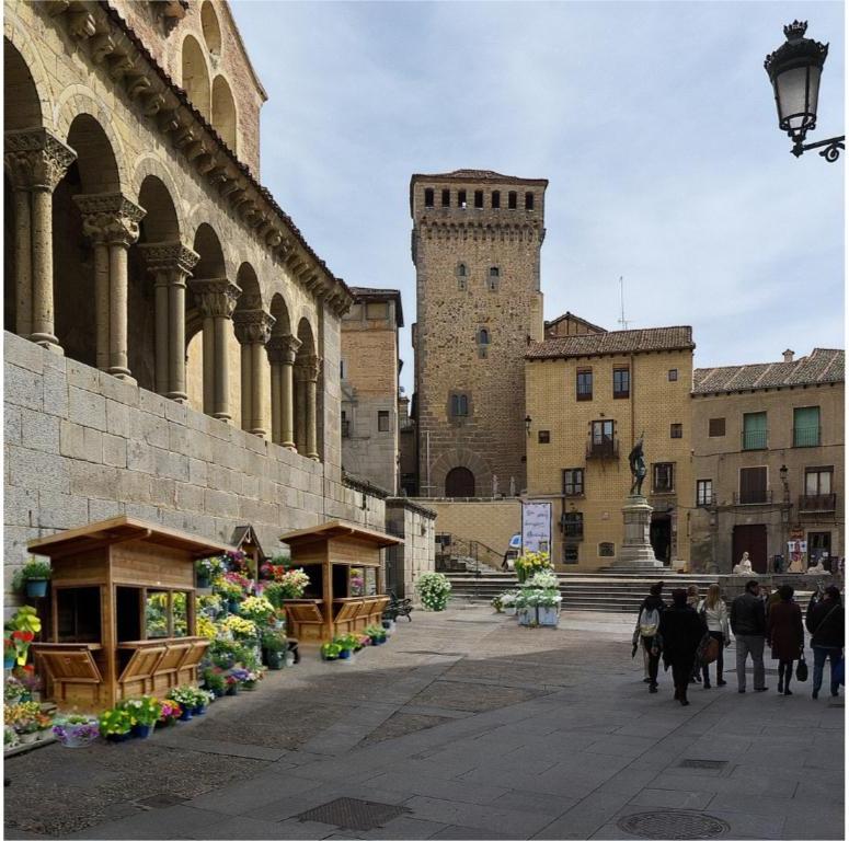 Mercado Floral en Segovia