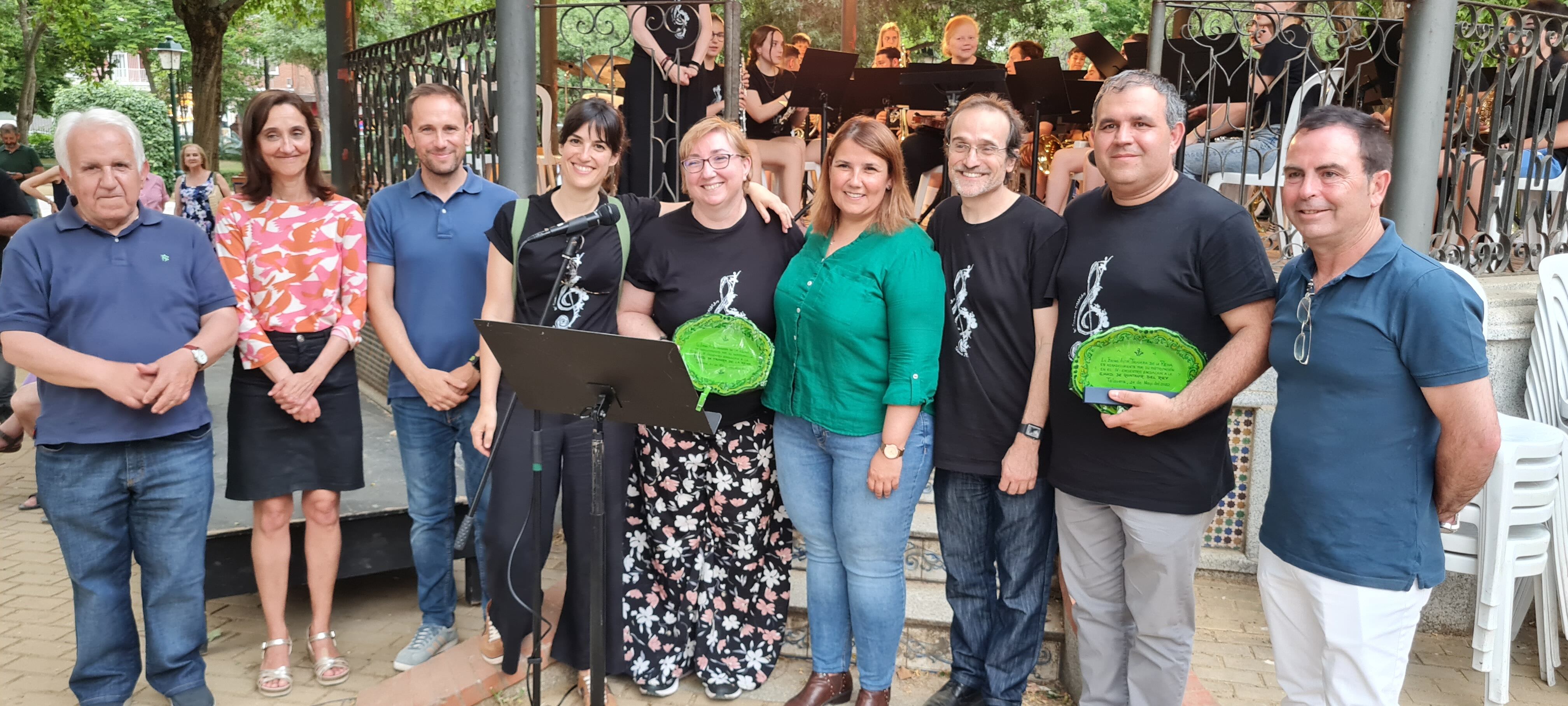 La alcaldesa de Talavera apoyando el encuentro