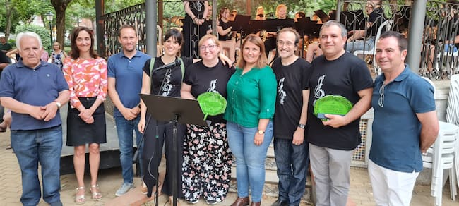 La alcaldesa de Talavera apoyando el encuentro