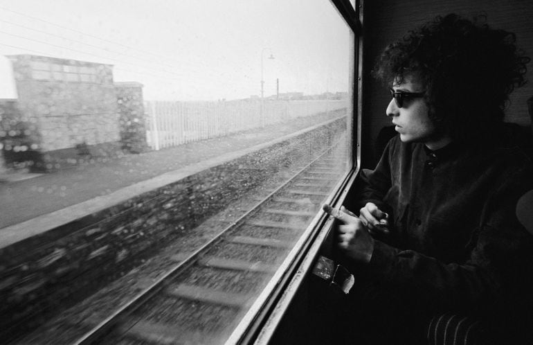 Bob Dylan en una escena de No Direction Home de Martin Scorsese