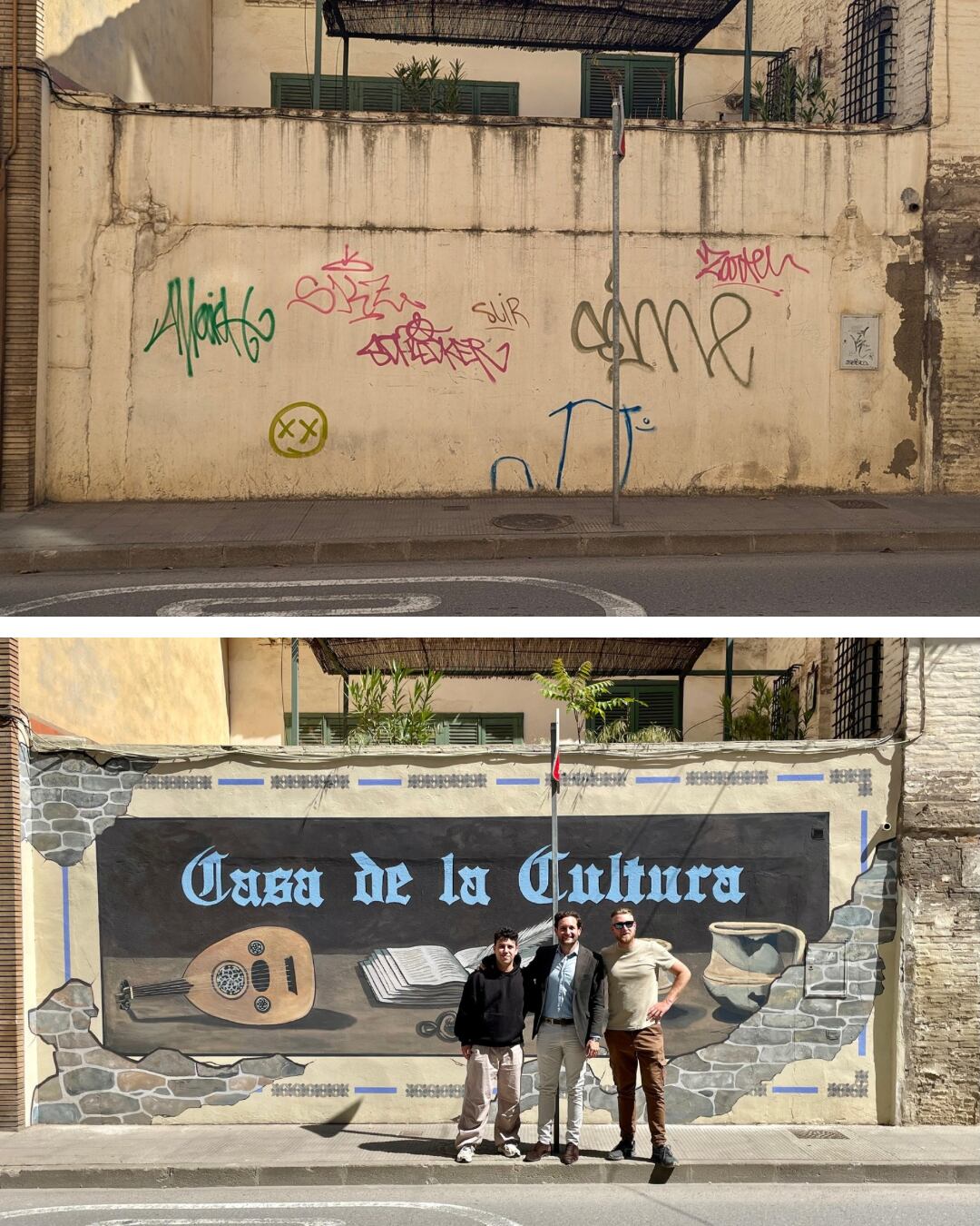 Grafitis Pilar. Monzón.