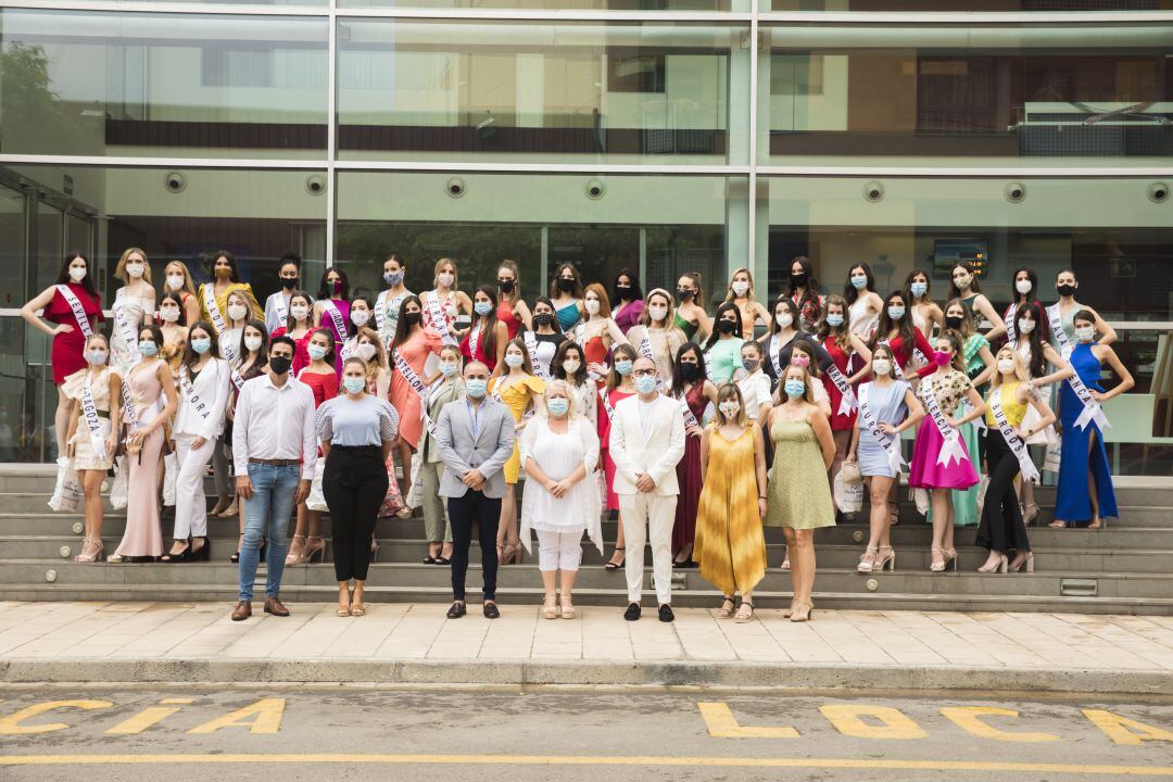 Misses certamen 2020 en el Ayuntamiento de Oropesa