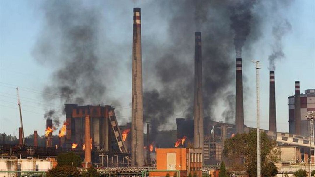 Una de las factorías de Arcelor-Mittal en Asturias