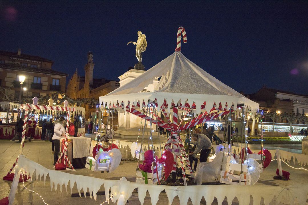 Plaza de Cervantes en Alcalá de Henares.