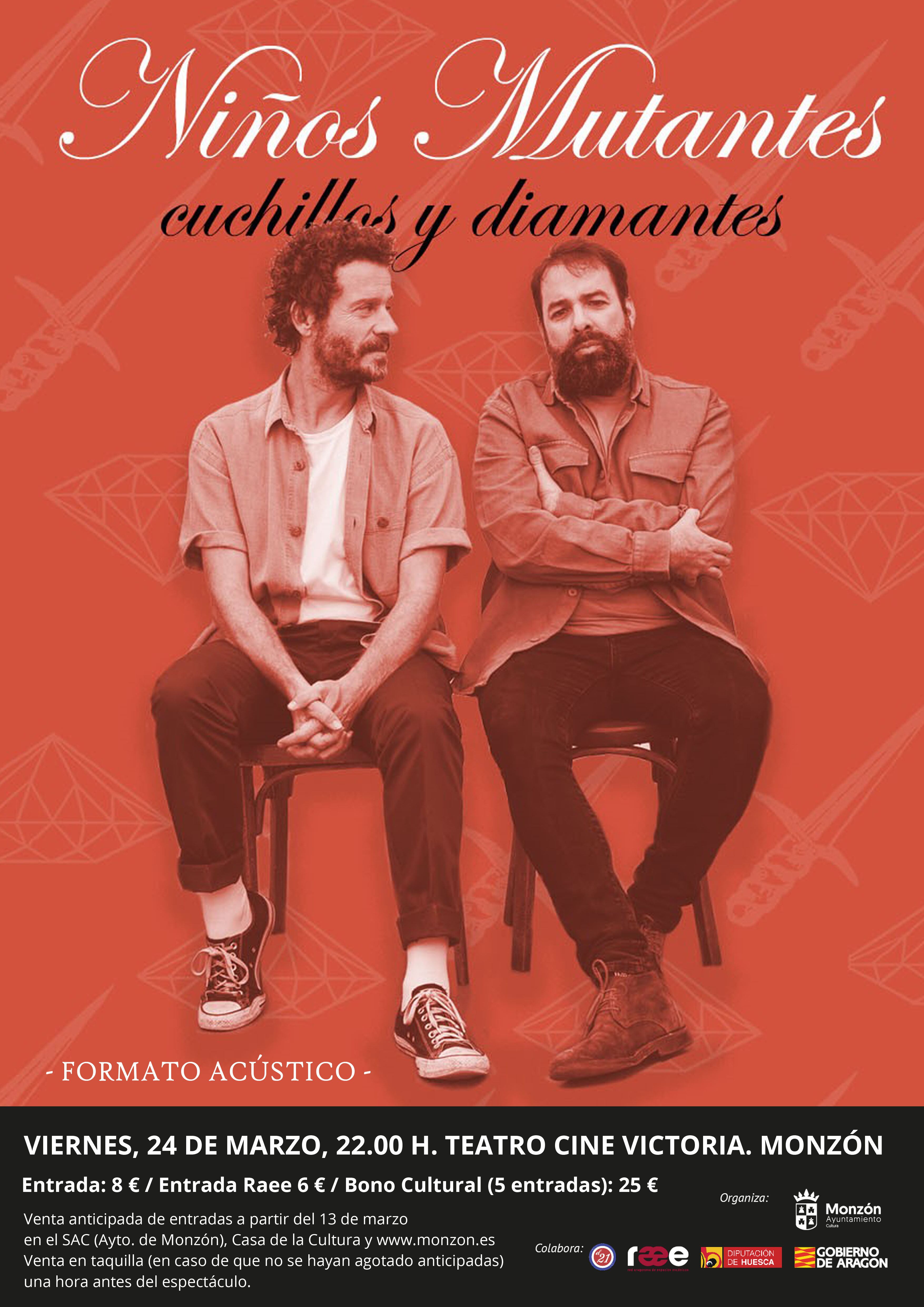 Niños Mutantes presenta su nuevo disco ‘Cuchillos y diamantes’ en Monzón