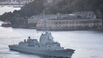La Armada española intercepta cinco buques rusos en aguas del Mediterráneo oriental
