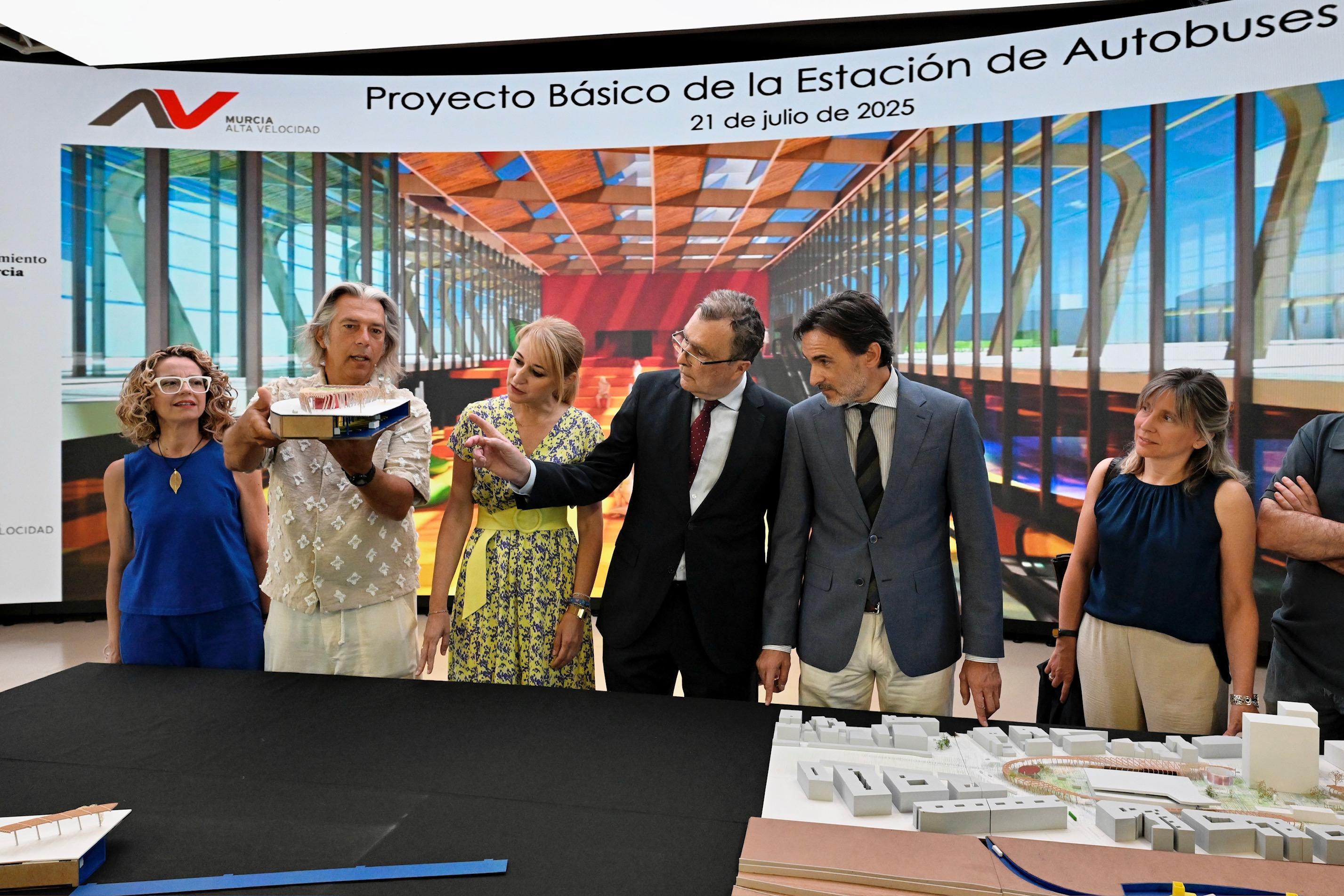 Presentación pública del proyecto de estación de autobuses soterrada de Murcia