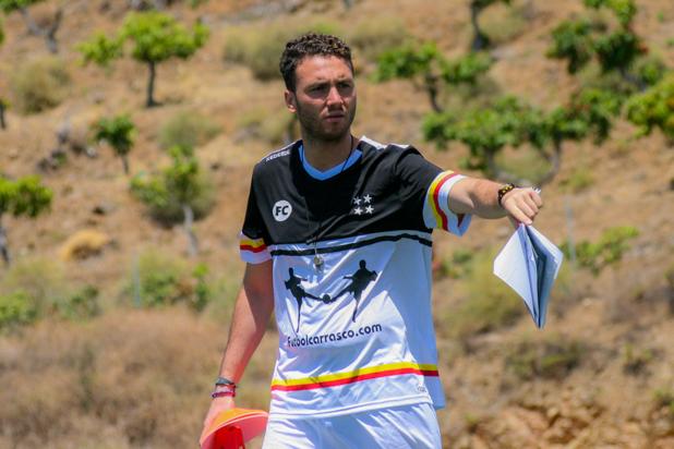 José Manuel Cortés en una sesión de entrenamiento